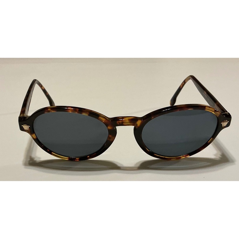 Versace MOD 5239 Havana Tortoise Round Sunglasses Frame Medusa Logo‎ Italy Made